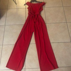 FASHION NOVA Red Romper/Jumpsuit
